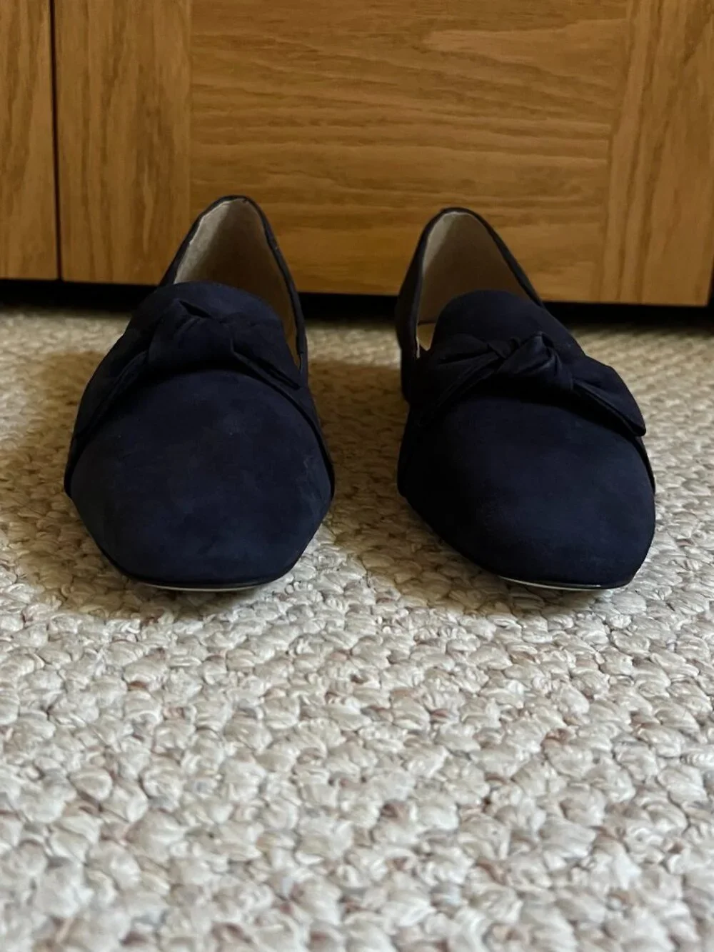 TALBOTS - Jane Tie Strap Suede Loafer -- NEW, with Box